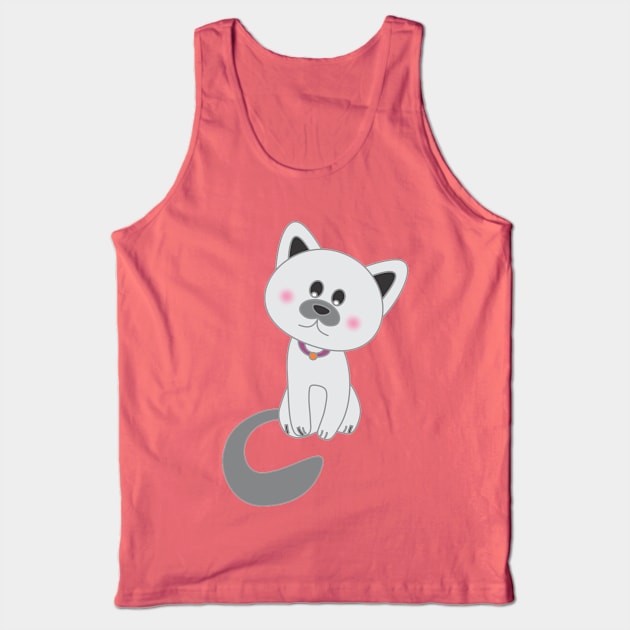 Kitty Cat Tank Top by MichelMM